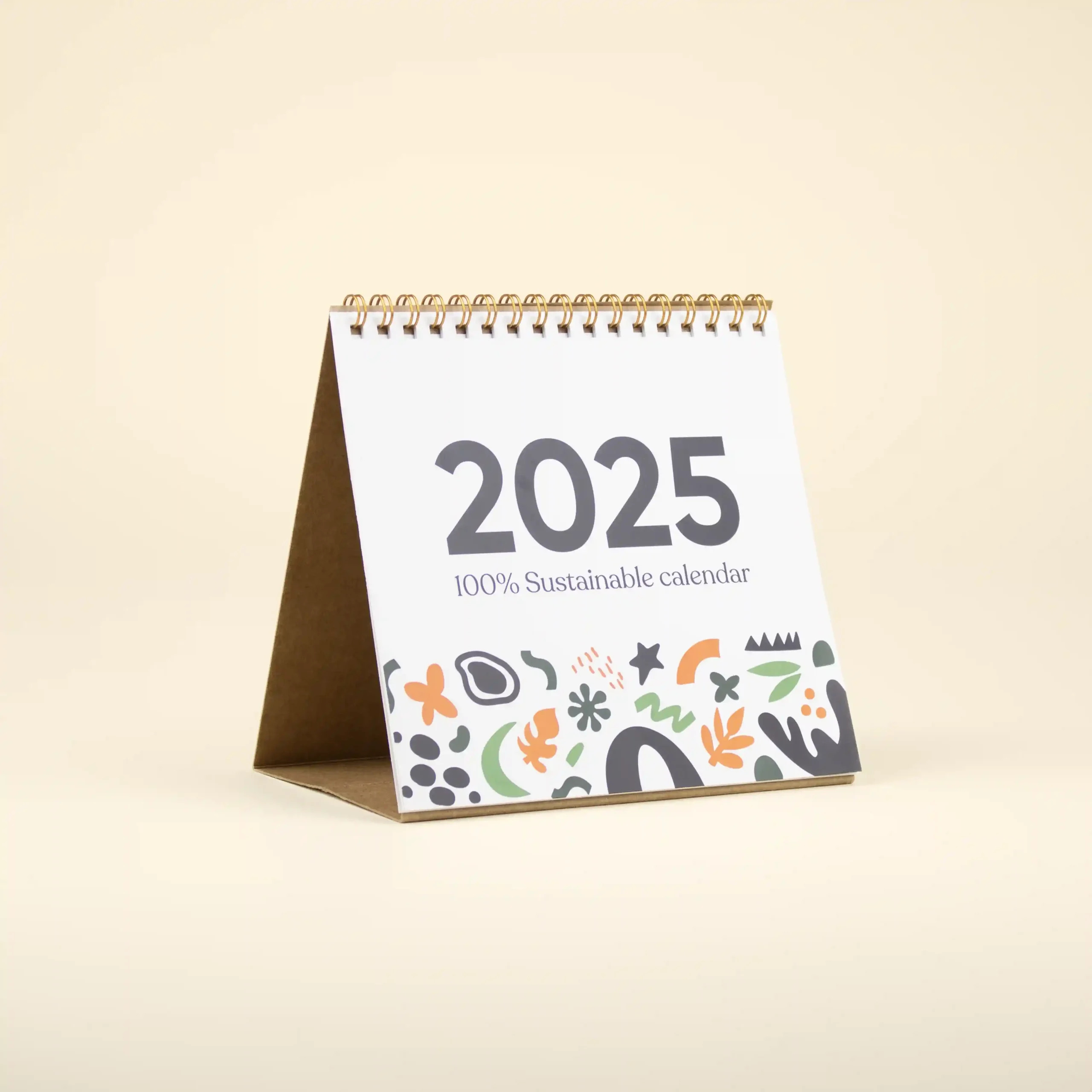 TRINE: Calendrier triangulaire en papier recyclé