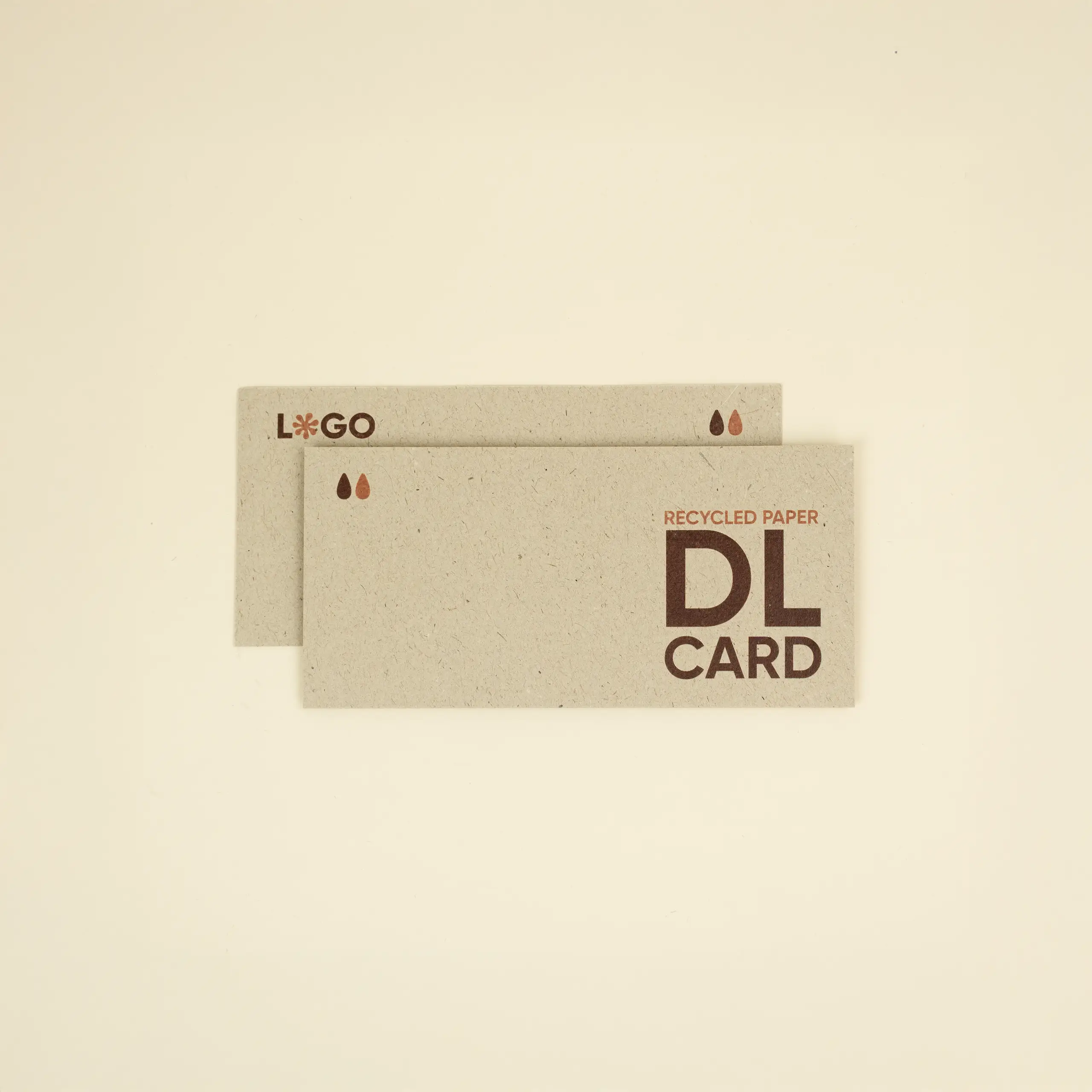 PAPEL ECO: Tarjeton americano DL. 21×10 cm.